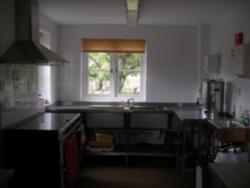 Kitchen cooking and sink area Kitchen cooking and sink area