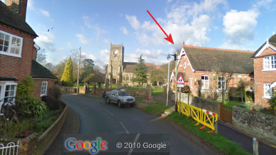 Google StreetView of Village Hall approached from South Google StreetView of Village Hall approached from South