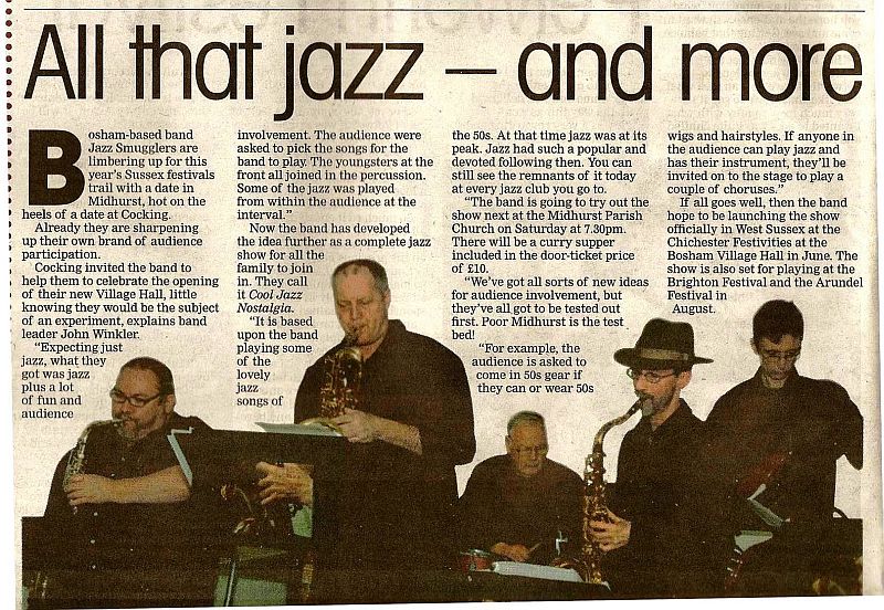 Review from Chichester Observer, 3rd March 2011 Review from Chichester Observer, 3rd March 2011